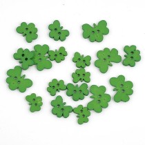 Набор пуговиц JESSE JAMES арт. 1862 ASSORTED ITEMS-SHAMROCKS