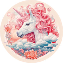 " ФРЕЯ" PZLF- 014 Пазл фигурный деревянный " Сказочный единорог" 160 элемент. 