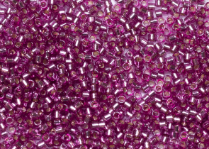 Бисер Япония MIYUKI Delica цилиндрический 11/0 5 г DB2162 окрашенная гортензия прочное покрытие серебряная линия внутри