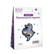 Кристальная ( алмазная) мозаика  " ФРЕЯ" ALVM- 081 магнит " Астронавт на акуле" 8 х 10. 5 см